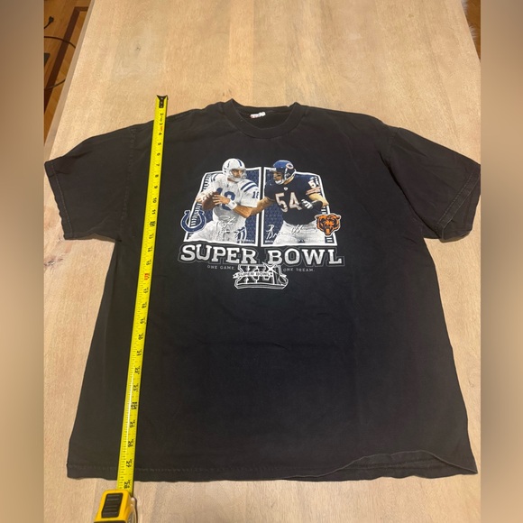 2007 Chicago Bears vs Indianapolis Colts Superbowl shirt - Picture 5 of 5